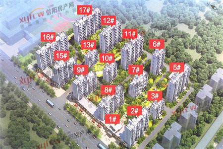 浉河区华仪富丽华城3室2厅1卫75万126m2毛坯房出售